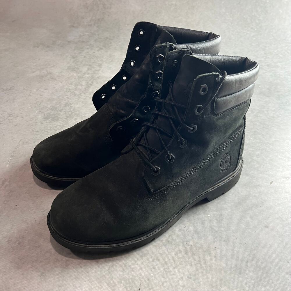 Timberland 6-Inch Waterproof Boots Women's US 8.5 Black Insulated 400G